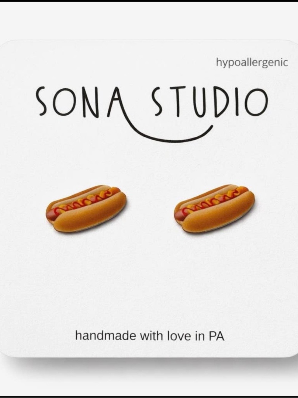 Hot Dog 🌭 Stud Earrings